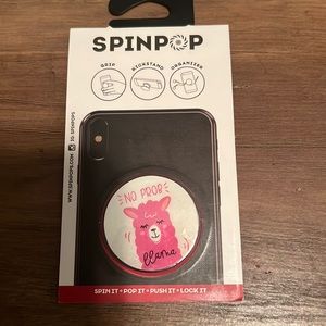 Spinpop llama pop socket